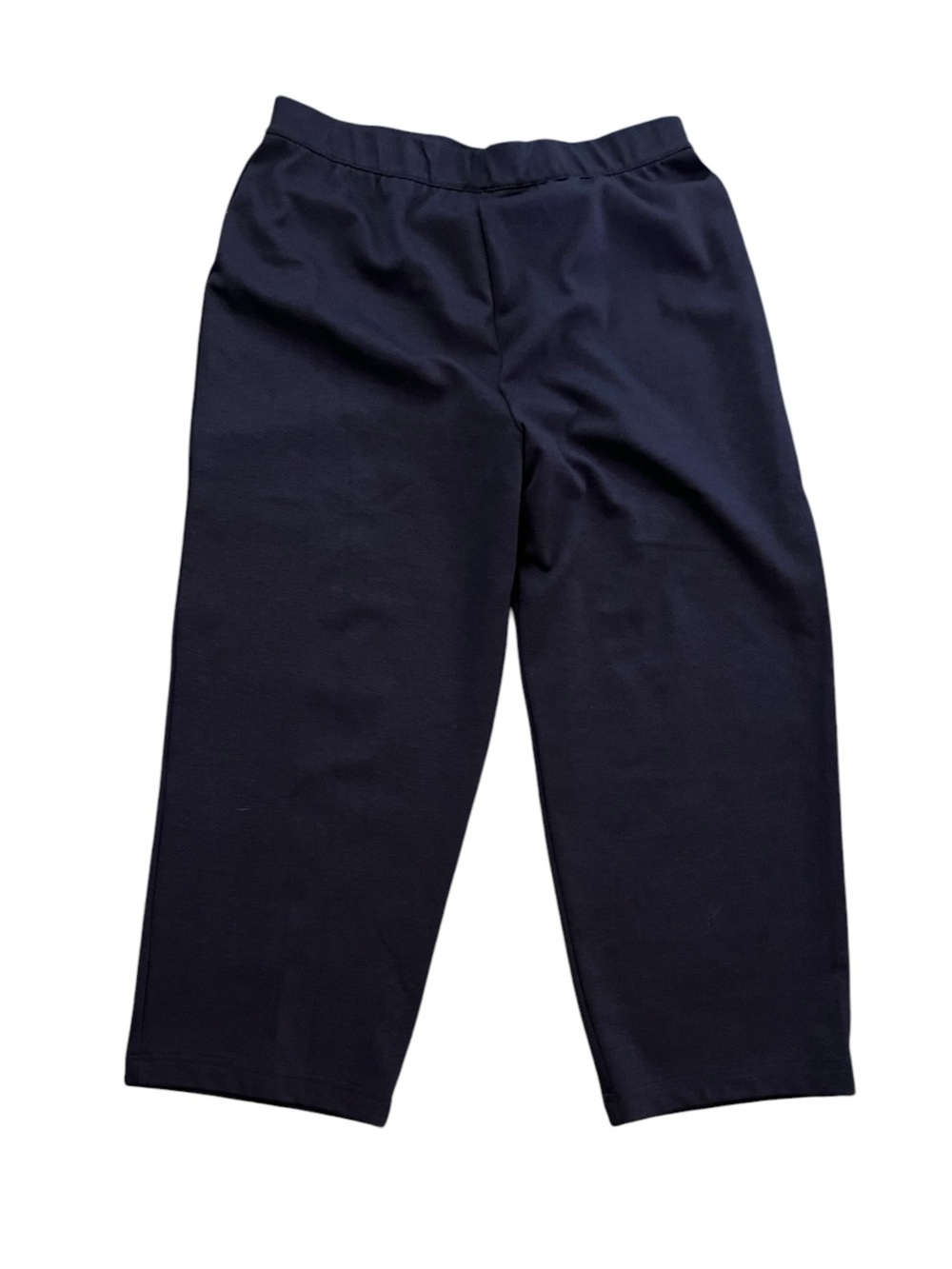 Vintage Y2K Bechamel Relaxed Pull On Cropped Pants Stretch Navy XL